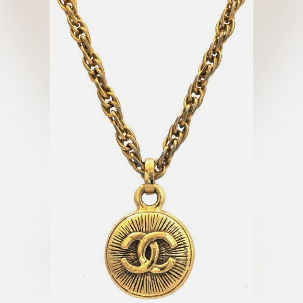 Chanel Authentic Vintage Rare Cc Necklace From The Karl Lagerfeld Collection